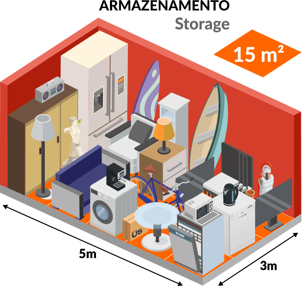 boxus armazenamento storage 15.00 m2