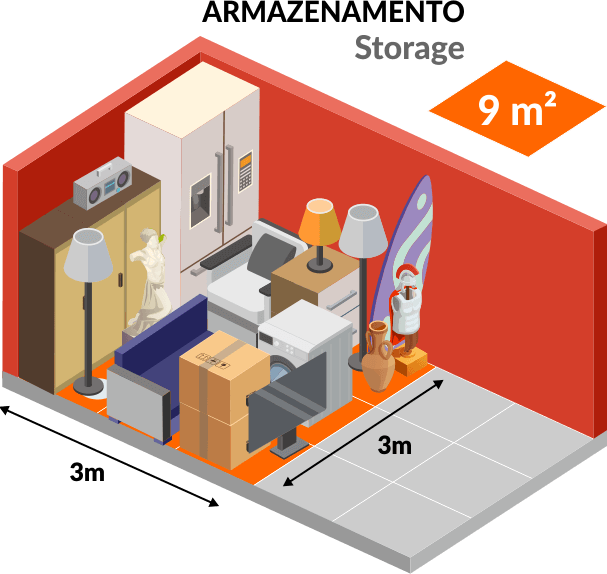 boxus armazenamento storage 9.00 m2