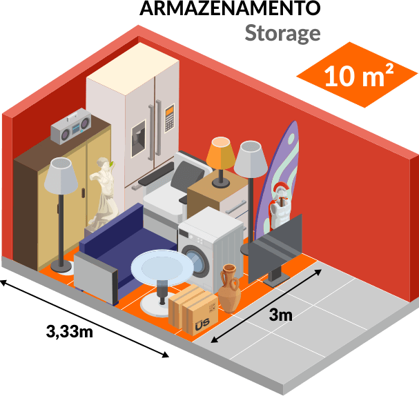 boxus armazenamento storage 10.00 m2